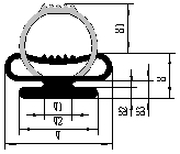 G Type Inflatable Sealing Tape